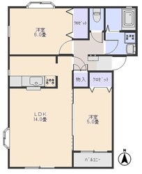 第２ＭＨハウスＦの物件間取画像